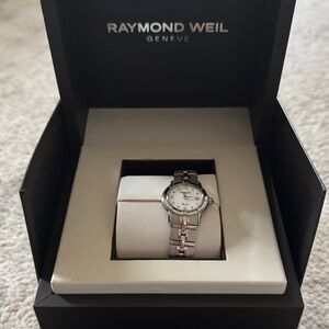 Raymond Weil Women's Silver and White Watch